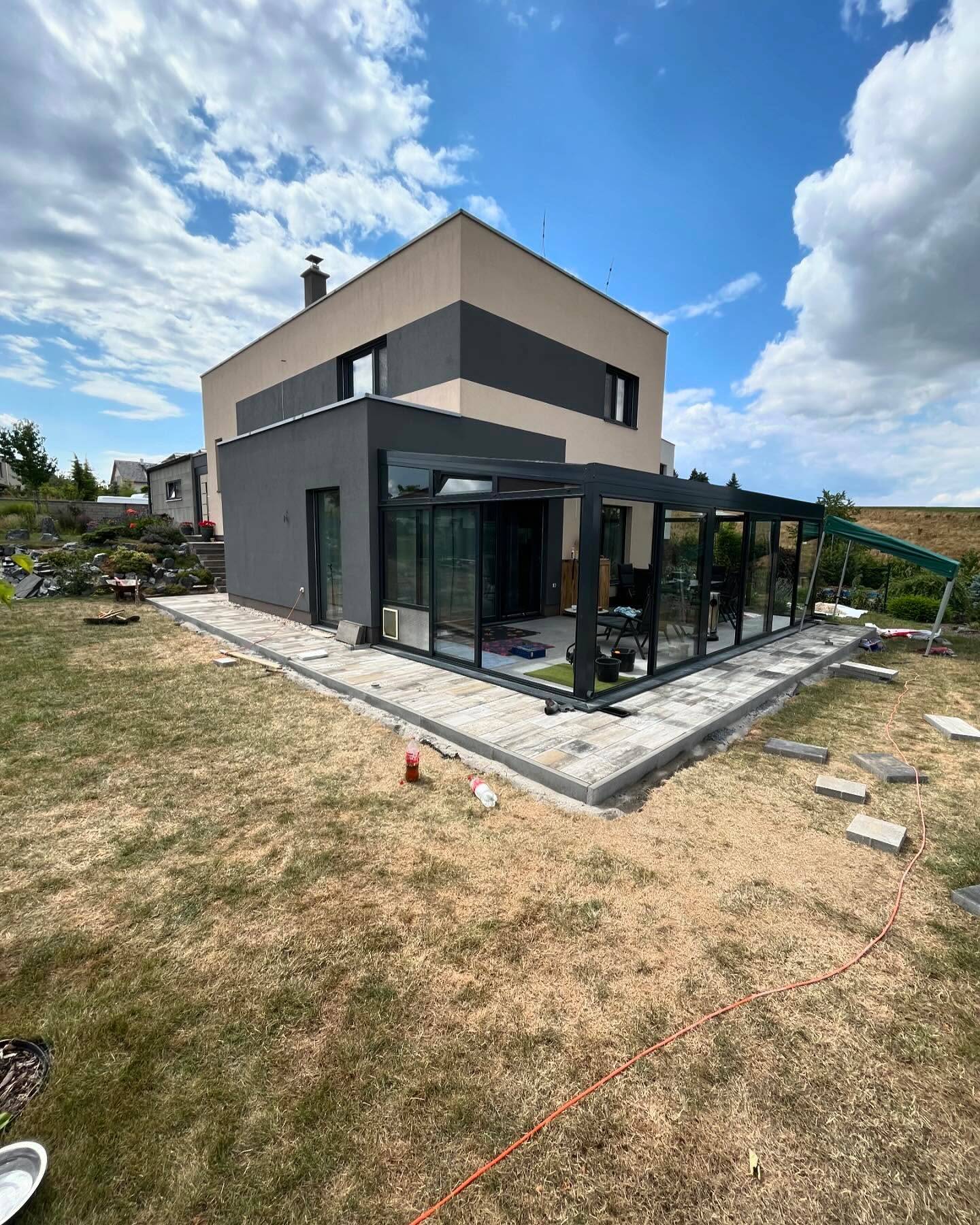 Pergola s dlažbou — Trapol 3